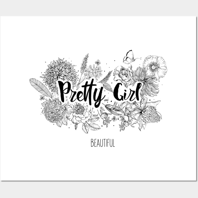 Pretty Girl Wall Art by EveFarb